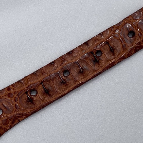 Alligator Belt w 925 Sterling Silver Buckle 28 main image 8